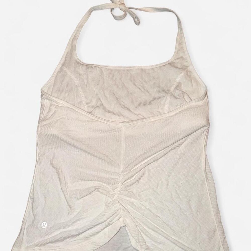 Lululemon Women's White and Cream Top